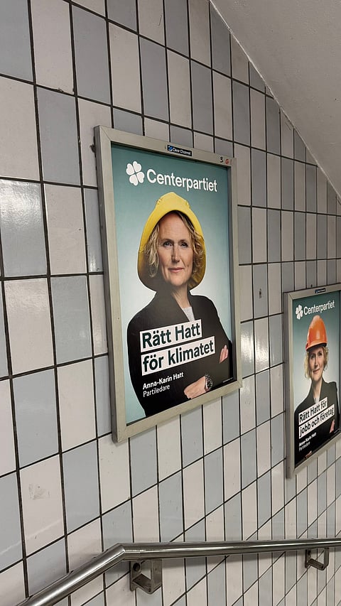 Hatts (C) nya annons: "Rätt Hatt för klimatet"