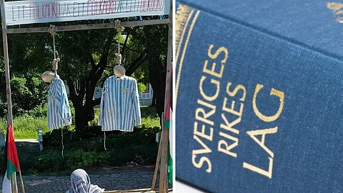 Referensen till Förintelsen var inte olaglig.