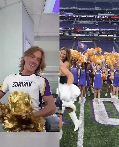 Minnesota Vikings möter kritik för manliga cheerleaders