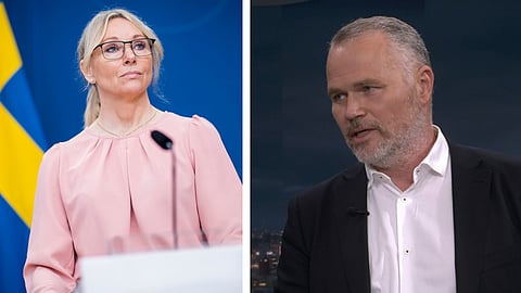 Jessica Stegrud (SD), Richard Sörman, politisk redaktör på Riks.