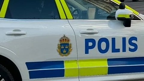 Polisen ryckte ut på ett larm om ett farligt föremål utanför Karlskrona.
