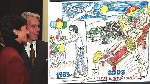 Jeffrey Epstein och hans kumpan Ghislaine Maxwell