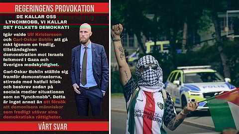Debatt efter Palestinaaktivistisk ministerjakt: "Look at me svenne, this is my country now and we are living blandat"