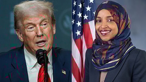 Trump om Ilhan Omar efter hennes uttalande om Charlie Kirk: "Borde ställas inför riksrätt"