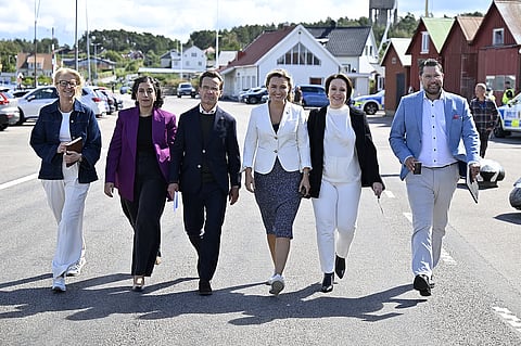 Så långa är partiledarna i Sveriges riksdag