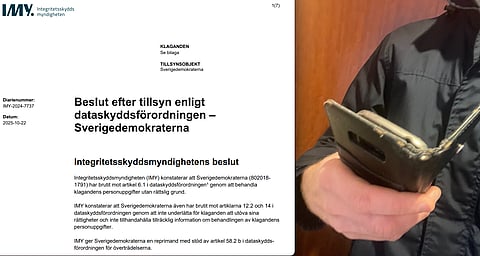 Så bröt SD mot Dataskyddsförordningen