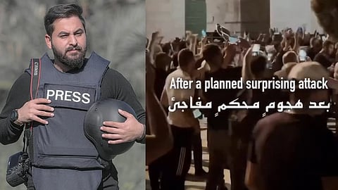 Aftonbladets medarbetare i Gaza, Muhammad Al-Masry | Foto: Instagram