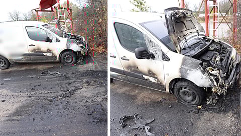 Två bilbränder i Västerås – nära platsen för tidigare bombdåd