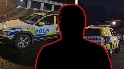 Brottsplatsen på Södra Gryta, Västerås.