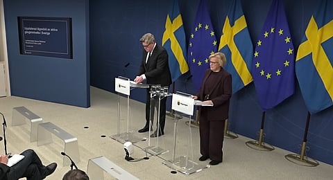 Gunnar Strömmer (M) & rikspolischef Petra Lundh