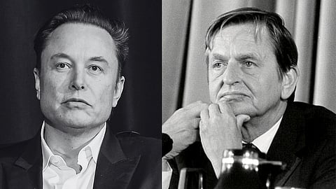 Elon Musk och Olof Palme.
