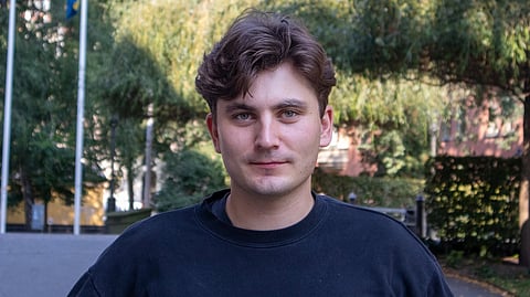 Anton Holmlund, förbundsordförande för Liberala ungdomsförbundet (LUF)