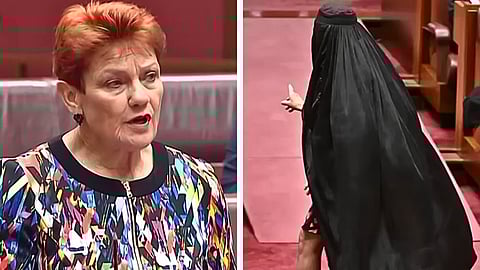 Pauline Hanson, ledare för partiet One Nation.