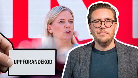 Socialdemokraternas hyckleri havererar uppförandekod