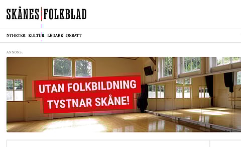 Skånes Folkblad finns både som nättidning och som papperstidning.