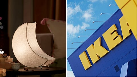 En av produkterna i Ikeas Ramadan-kollektion till vänster. Det föreställer en arabisk hilāl (halvmåne).