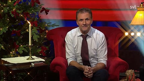 Micke Leijnegard visade sig i SVT igen på fredagskvällen.