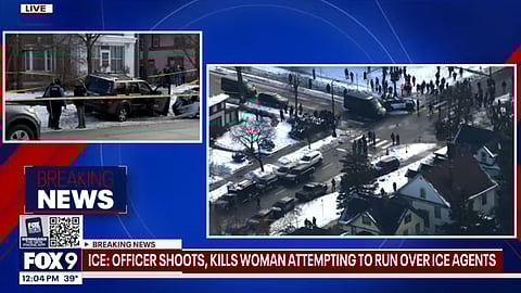 Kaos i Minneapolis efter att kvinna ska ha försökt köra över ICE-agenter och själv blev skjuten.