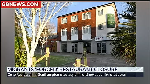 Den populära och lönsamma restaurangen Ceno har stängt efter fem år i samma byggnad som ett asylboende.