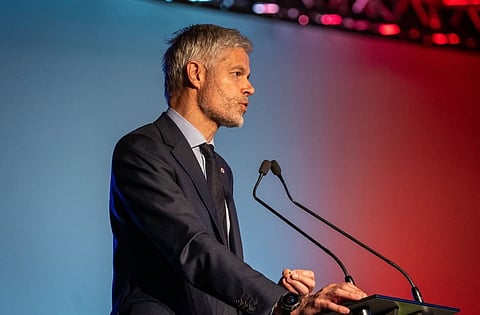 Laurent Wauquiez, partiledare för Les Republicains, kallar omröstningen för ”början på kampen”