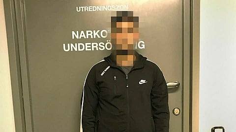 Den misstänkta mannen.