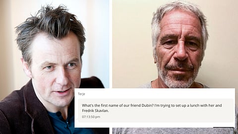 Epstein-filerna: "Försöker sätta upp en lunch mellan henne och Fredrik Skavlan"