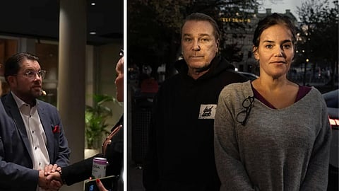 Patrik Sjöberg och Sara Nilsson.