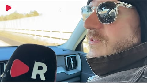 James O'Keefe besökte Stockholm i lördags.