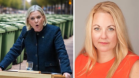 Rebecca Weidmo Uvell: Sopvänstern fyller Sverige med plasttunnor