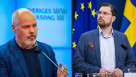 Storbråk mellan Jimmie Åkesson (SD) och Morgan Johansson (S): "Borde få sparken"