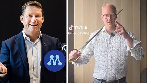 Per Vorberg (M) och Ludvig Aspling (SD)