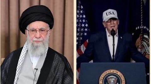 Trump beskriver Khameini som en av historiens ondaste människor.
