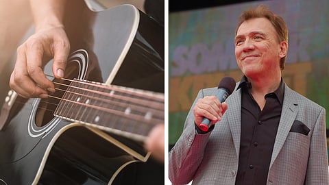 Sveriges dansbandskung Christer Sjögren till höger.