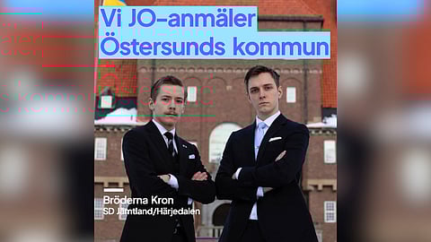 Ungsvenskarna Milian och Noa Kron.