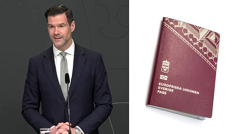 Migrationsminister Johan Forssell (M).