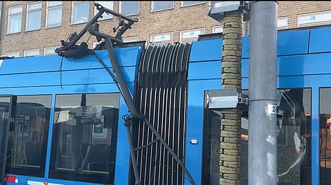 Händelsen inträffade vid 15-tiden på fredagen.