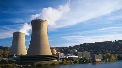 Ett annat kärnkraftverk i Pennsylvania.