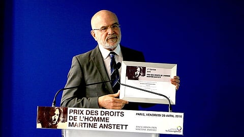 Michel Forst går till angrepp mot den svenska yttrandefriheten. 2016 fick han ta emot ett pris för sina insatser för mänskliga rättigheter.