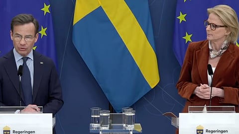 Kristersson: Oljeransonering inte aktuellt