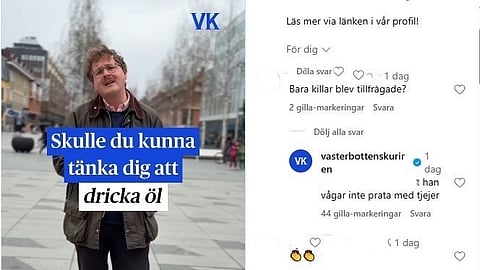 Reportern intervjuar bara killar: "Han vågar inte prata med tjejer"