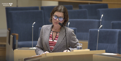 Elsa Widding, tidigare SD, riktade kritik mot förslaget om skärpta krav för medborgarskap.