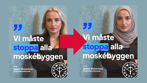 Slöjchock mot SD-toppen Denice Westerberg