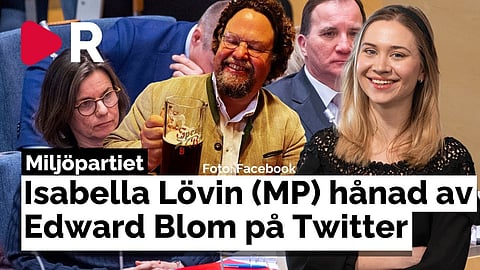 Edward Bloms hån mot tidigare Miljöpartitoppen Isabella Lövin