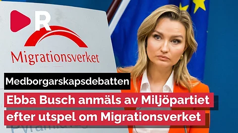 Riks Live: Debatten om medborgarskap: Ebba Busch KU-anmäls
