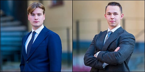 Gruppledare Dexter Krokstedt (SD) & Ordförande Joas Funck (SD), Foto: Ungsvenskarna