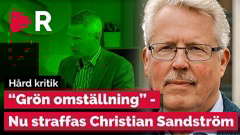 "Grön omställning" – Nu straffas Christian Sandström för sin kritik