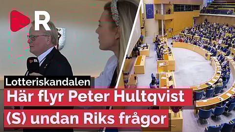 Socialdemokraternas skandallotterier debatterades i riksdagen – S vägrar svara