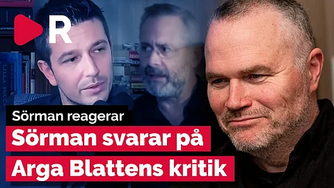 Sörman reagerar: Sörman svarar på Arga Blattens kritik