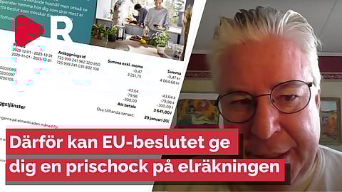 Risk för chockhöjda priser på elräkningen efter nya EU-beslutet