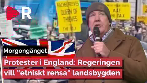 Morgongänget: Protester i England: Regeringen vill "etniskt rensa" landsbygden